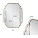 Winton 40 X 30 inch Gold Vanity Mirror